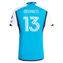 Brandt Bronico Charlotte FC adidas 2023 Newly Minted Authentic Player Jersey - Blue adidas