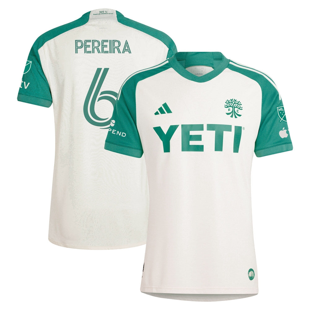 Daniel Pereira Austin FC adidas 2024 The Armadillo Kit Authentic Player Jersey – Tan adidas