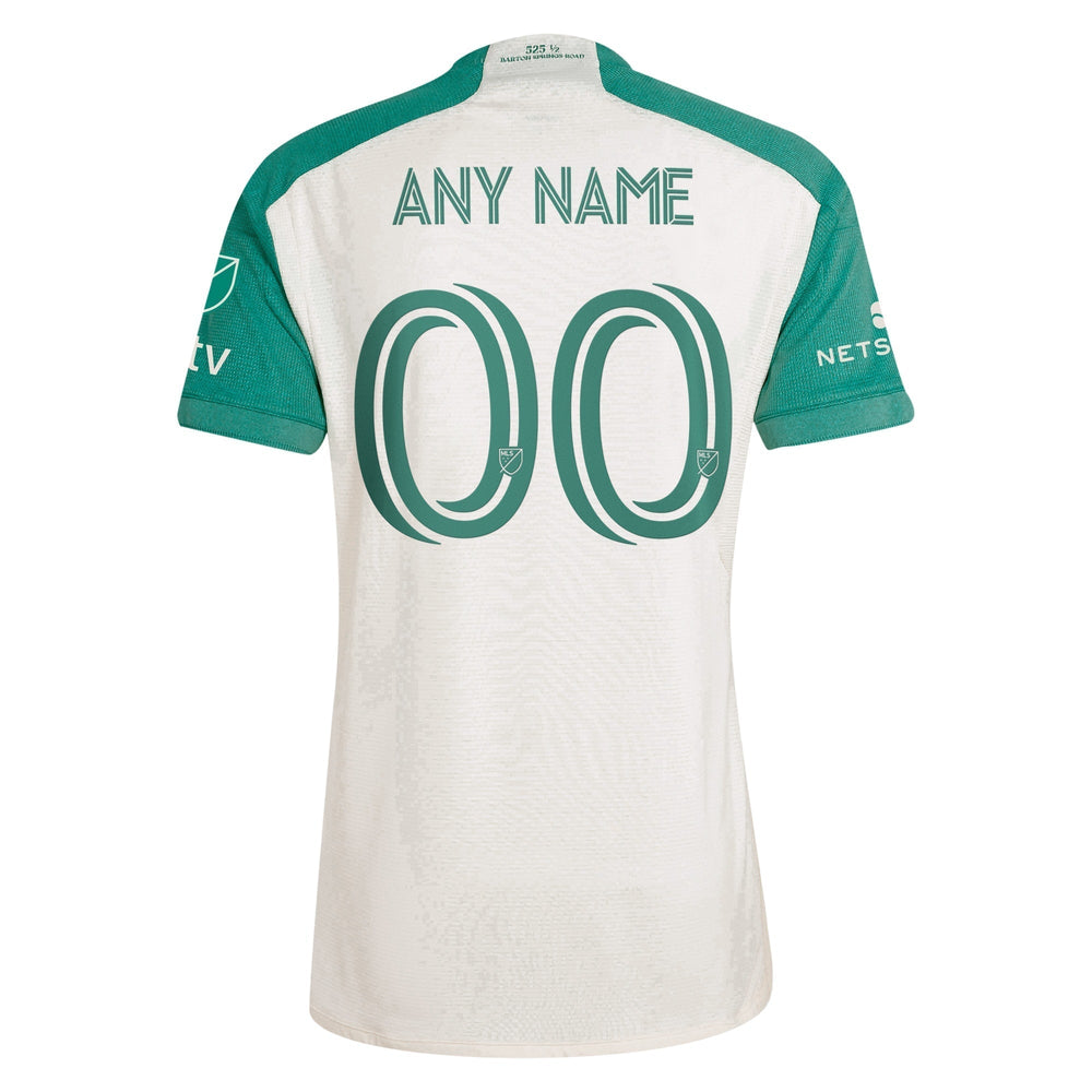 Austin FC adidas 2024 The Armadillo Kit Authentic Custom Jersey – Tan adidas