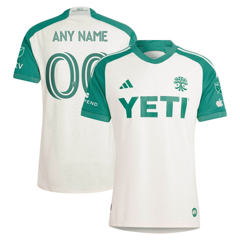 Austin FC adidas 2024 The Armadillo Kit Authentic Custom Jersey – Tan adidas