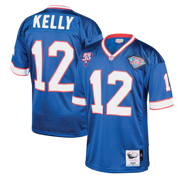 Jim Kelly Buffalo Bills 1994 Mitchell & Ness Authentic Throwback Retired Player Jersey - Royal