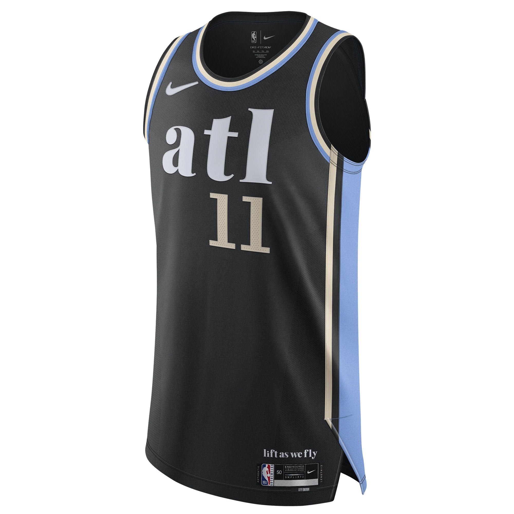 Nike Trae Young Atlanta Hawks  Authentic Jersey - City Edition - Black Nike