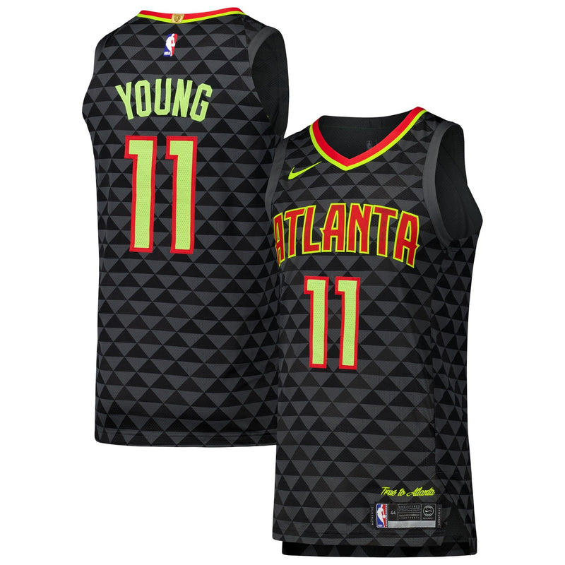 Trae Young Atlanta Hawks Nike Authentic Player Jersey - Icon Edition - Black