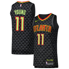 Trae Young Atlanta Hawks Nike Authentic Player Jersey - Icon Edition - Black Nike